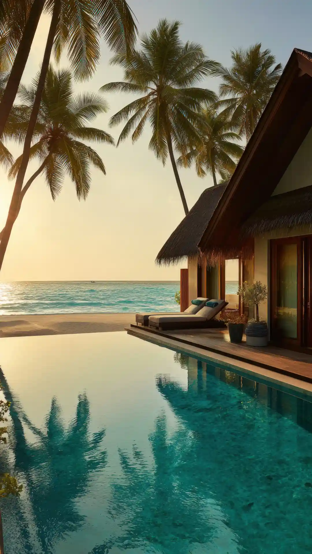 Quiet Family Island Escape - Family villa with pool and lagoon access